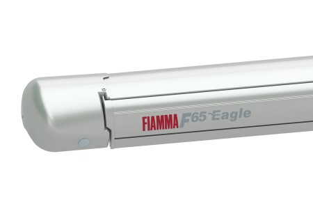FIAMMA F65 EAGLE tendalino camper - alloggio bianco/ titanio,  Colore del panno Royal Grey